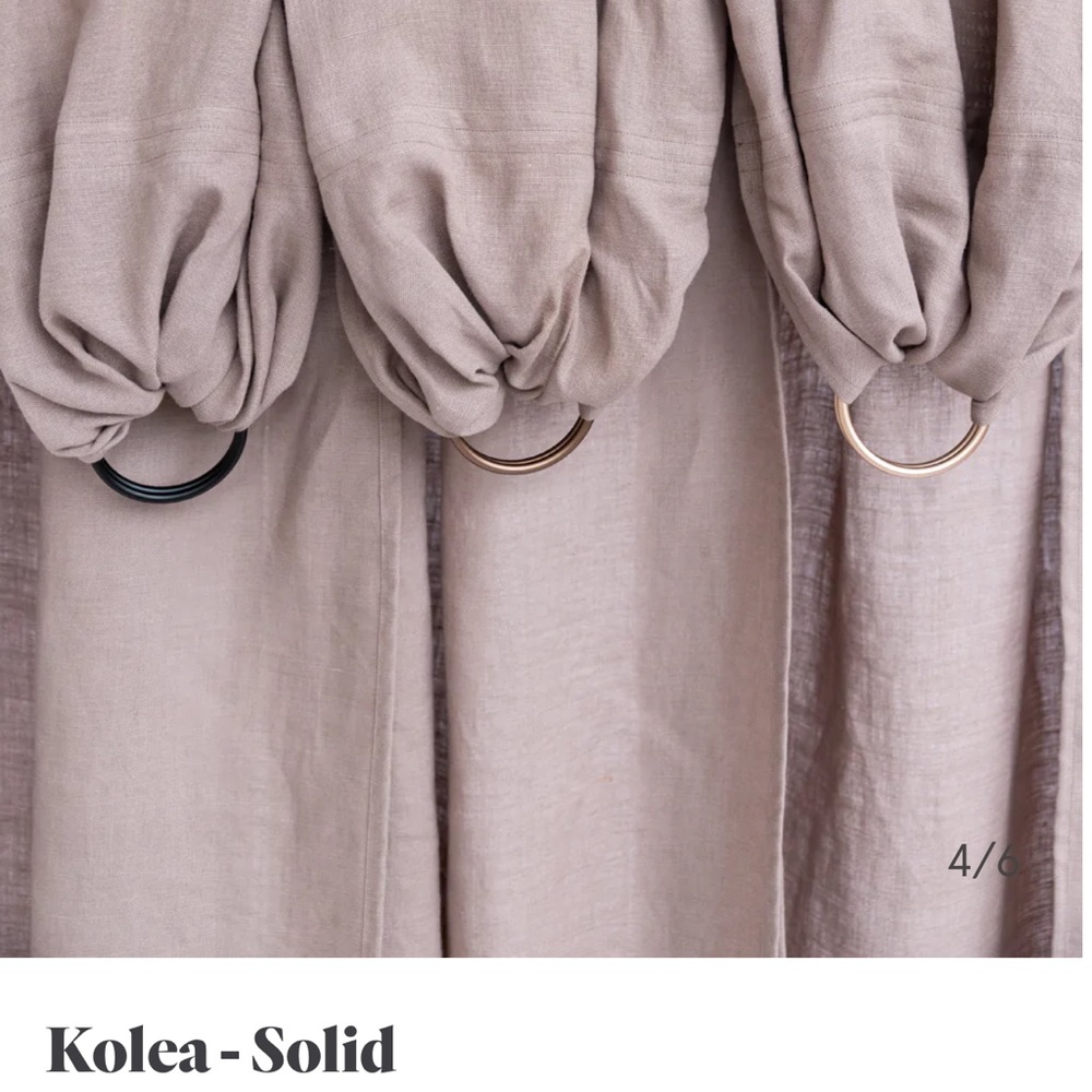 Wildbird ring sling in Kolea modal (74”) with black sling. Never used.
